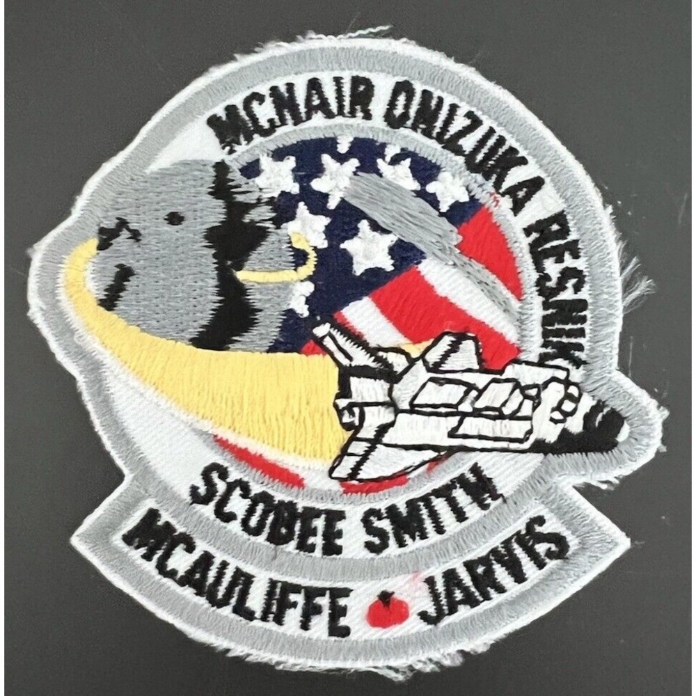 Nasa Challenger Patch McNair Onizuka Resnik Scobee Smith Mcauliffe Jarvis